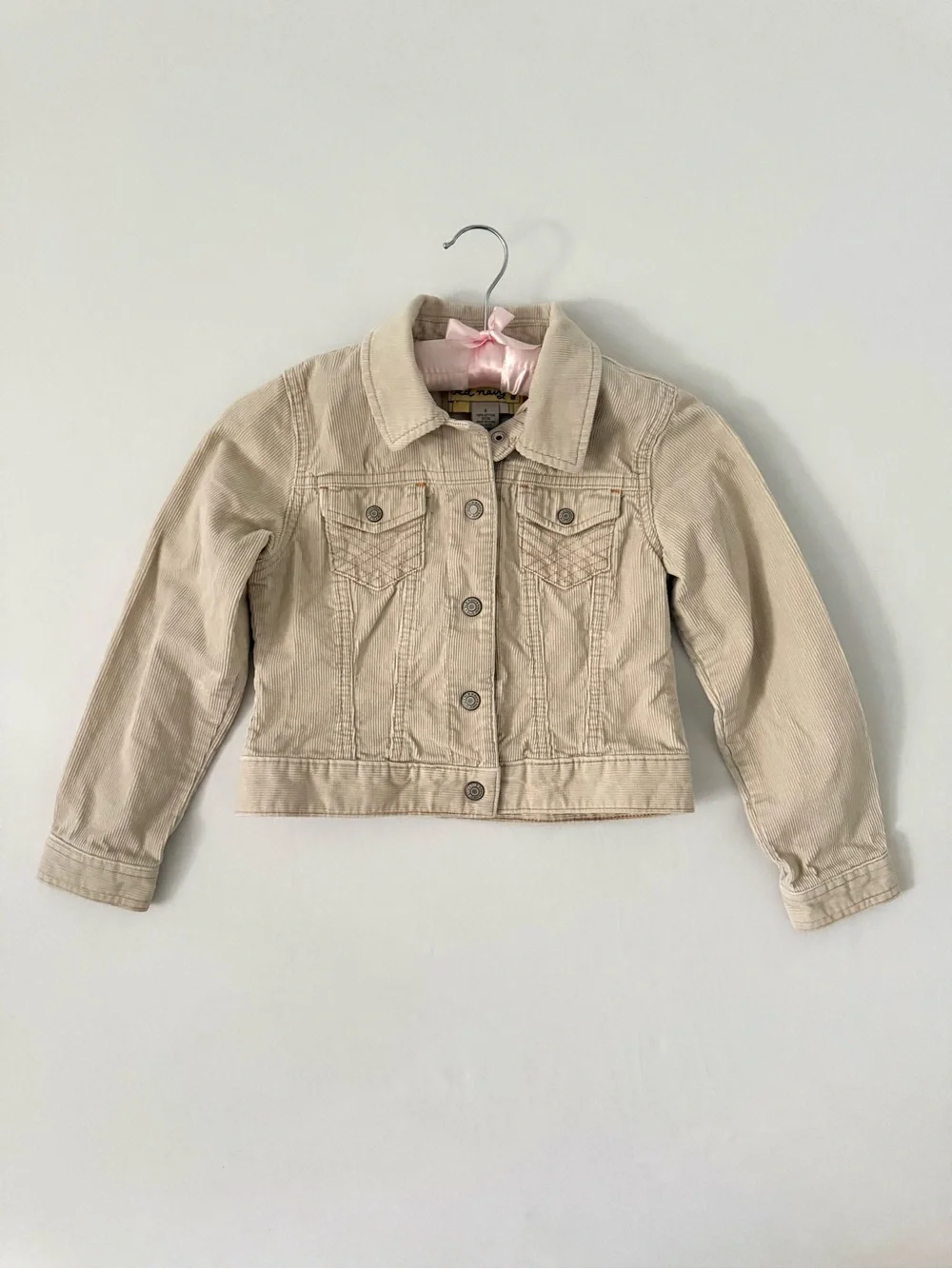 Old Navy Beige Jean Jacket for Kids - Button Front